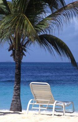 Relaxing in paradise