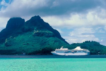 South Pacific cruise ship
